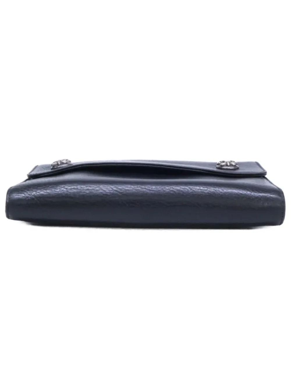 Chrome Hearts Wave BS Fluer Leather Wallet